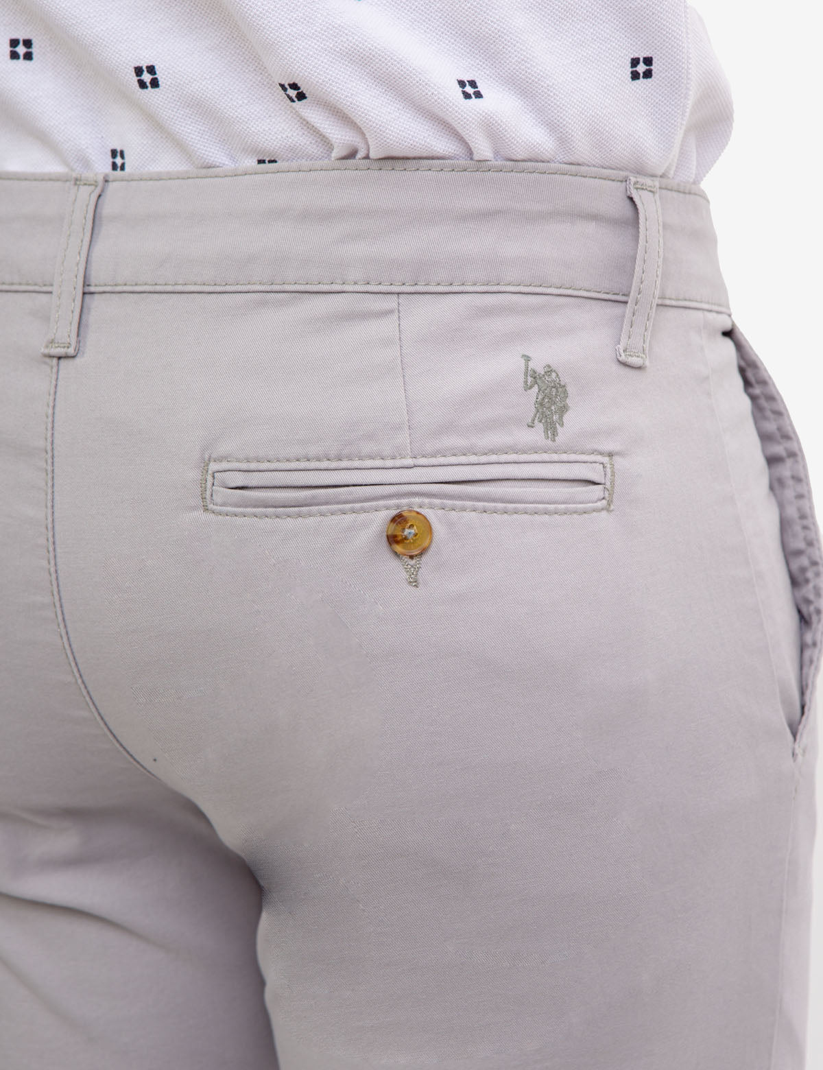 STRAIGHT TWILL CHINO PANTS - Image 9