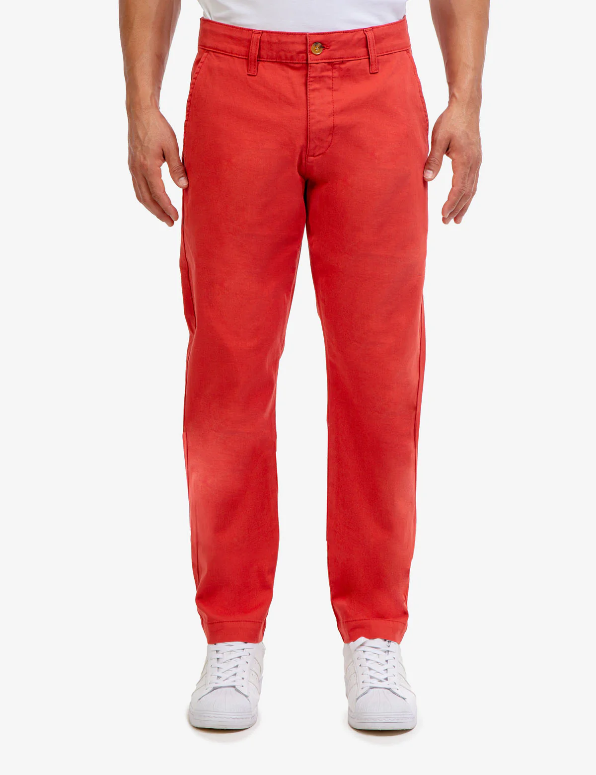 STRAIGHT TWILL CHINO PANTS - Image 13