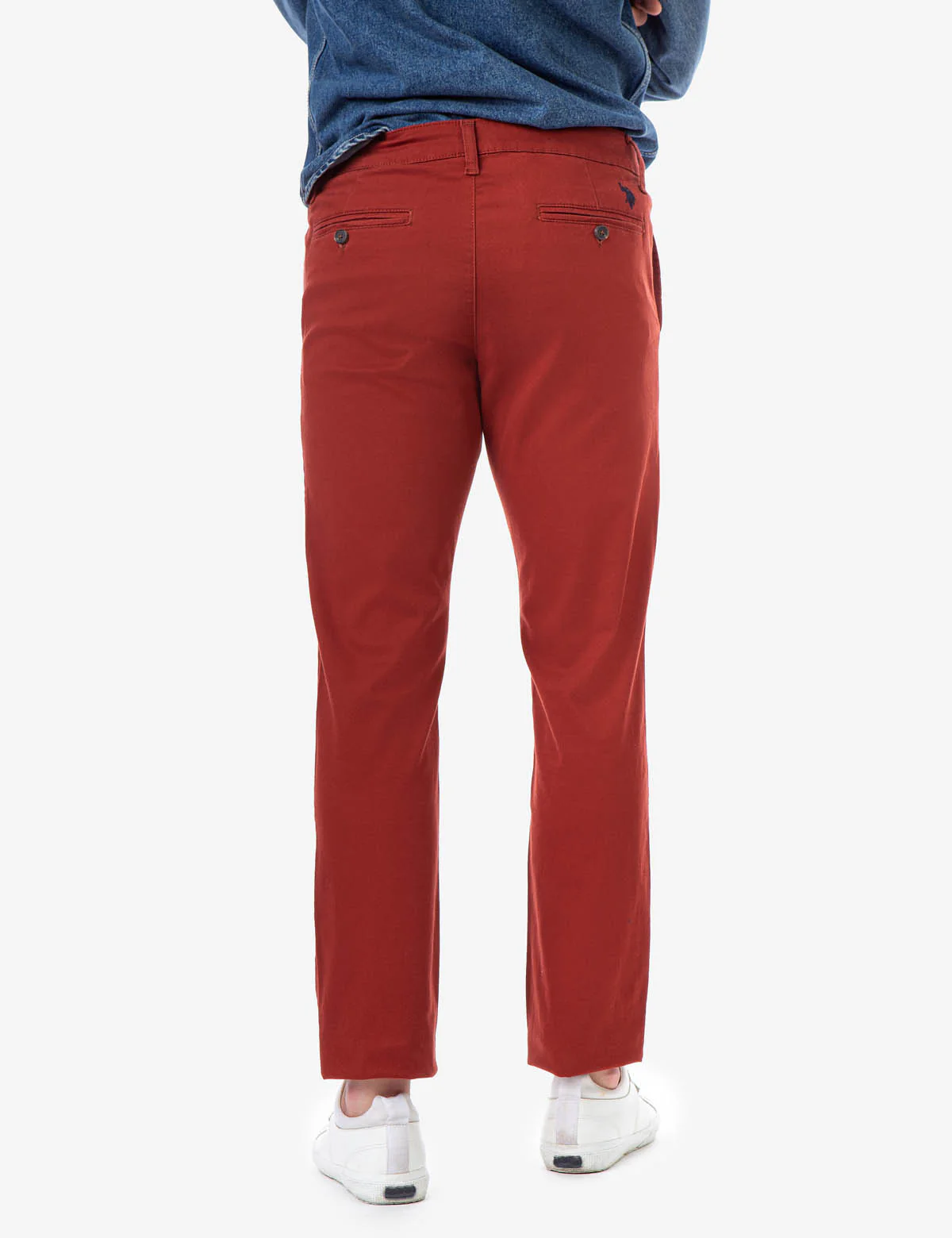 STRAIGHT TWILL CHINO PANTS - Image 3