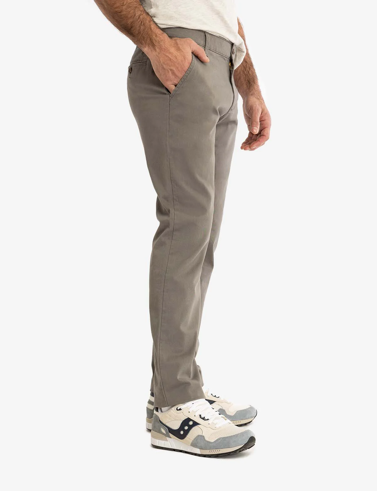 STRAIGHT TWILL CHINO PANTS - Image 2