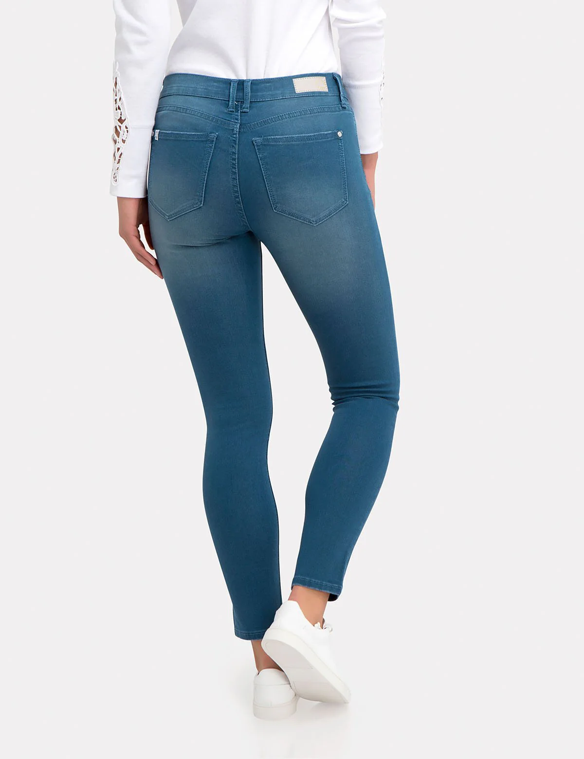 STRETCH COLORED DENIM SUPER SKINNY JEANS - Image 3