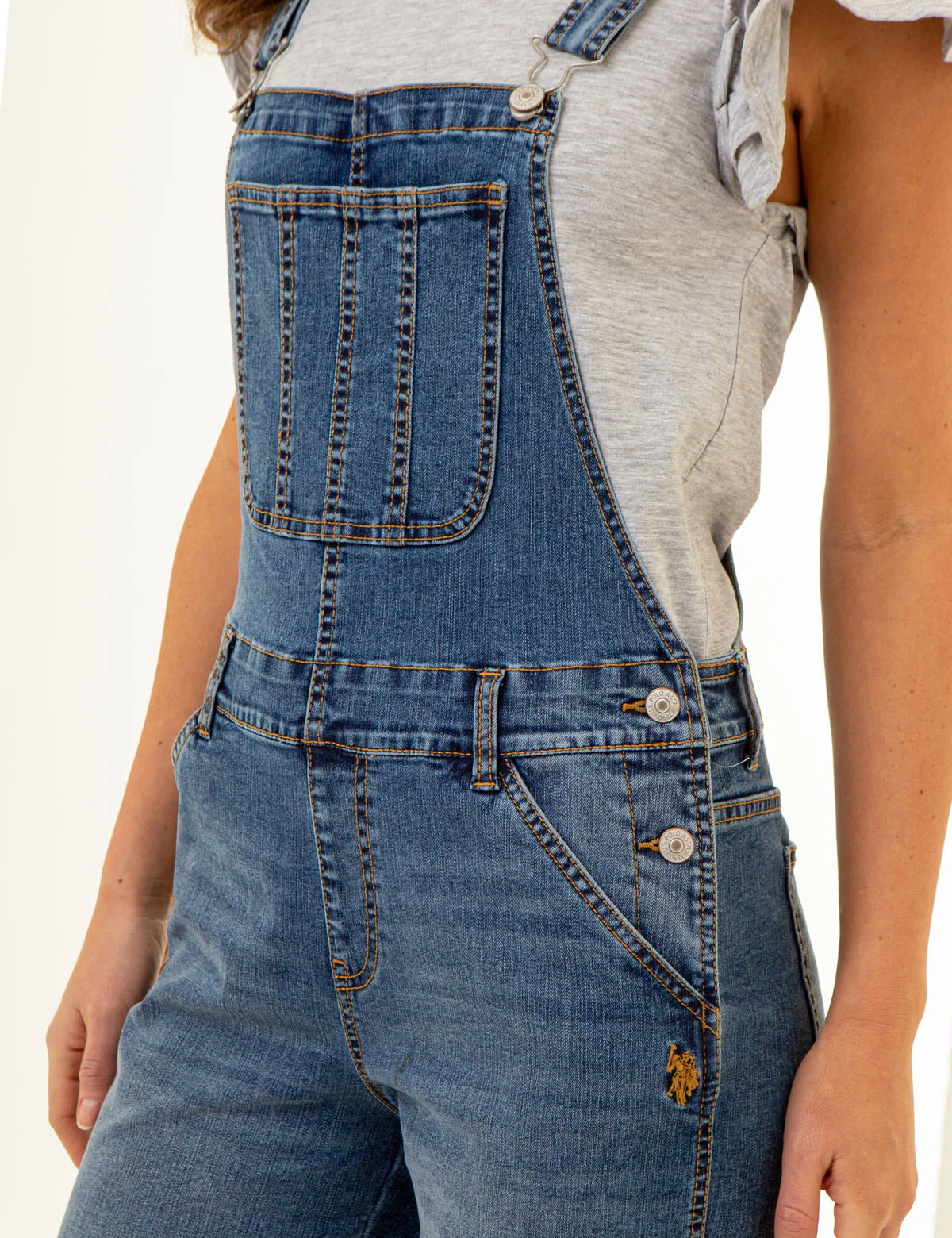STRETCH DENIM OVERALLS - Image 4