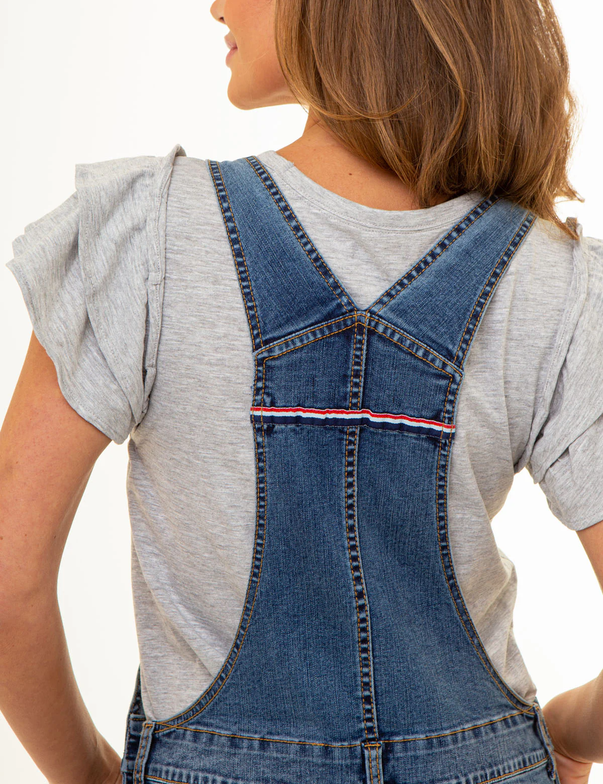 STRETCH DENIM OVERALLS - Image 7