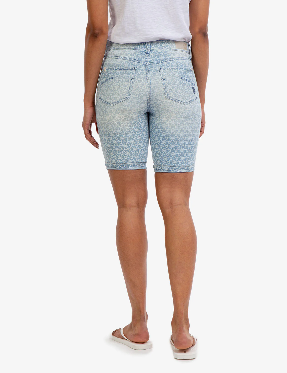 STRETCH DENIM SHORTS - Image 5