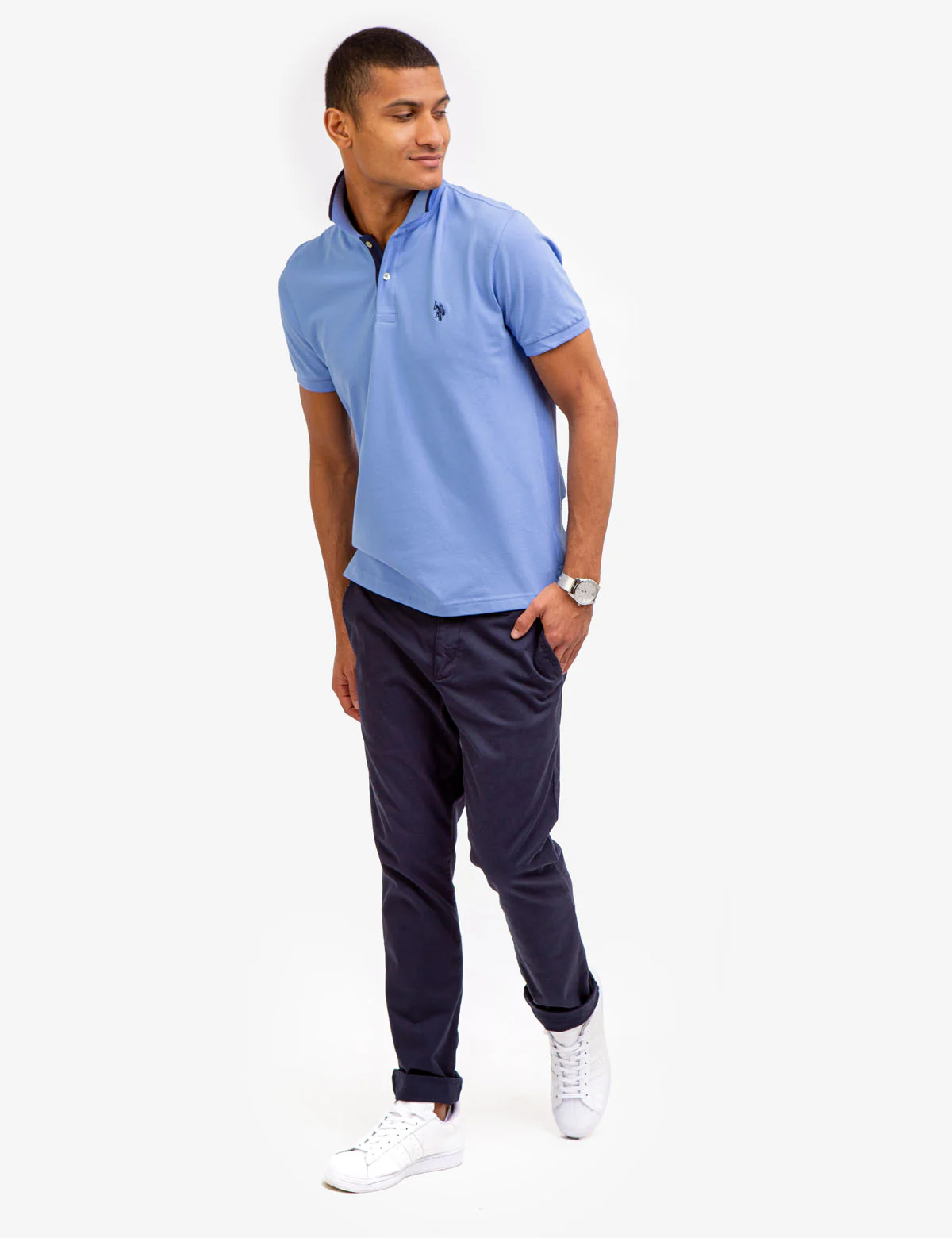 SLIM FIT STRETCH PIQUE POLO SHIRT