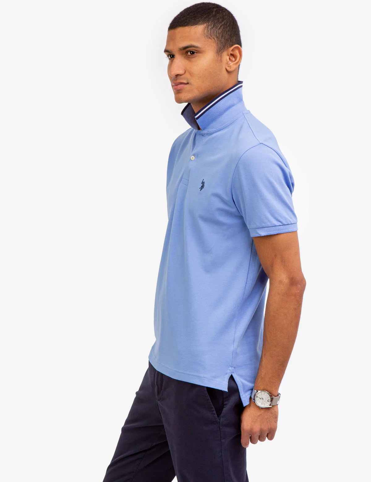 SLIM FIT STRETCH PIQUE POLO SHIRT - Image 2