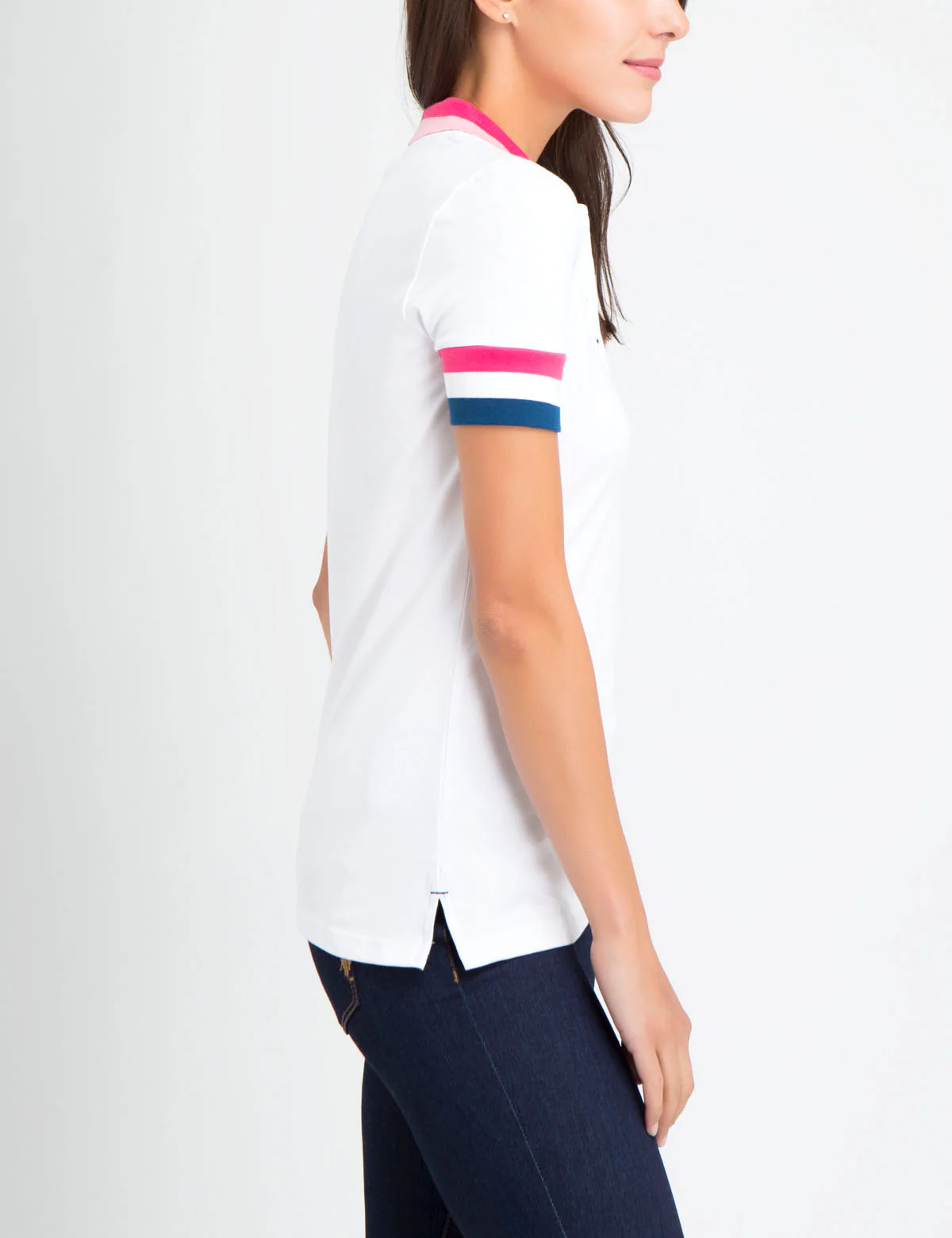 STRETCH MULTI COLOR TIPPED POLO SHIRT - Image 14