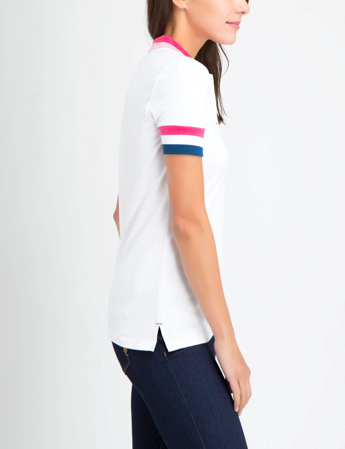 STRETCH MULTI COLOR TIPPED POLO SHIRT - Image 4