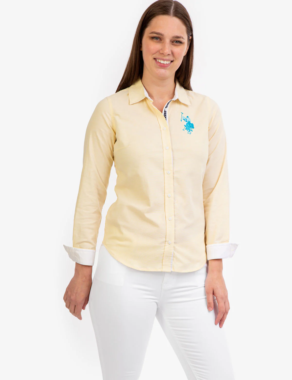 STRETCH OXFORD MULTI TONAL LOGO SHIRT - Image 15