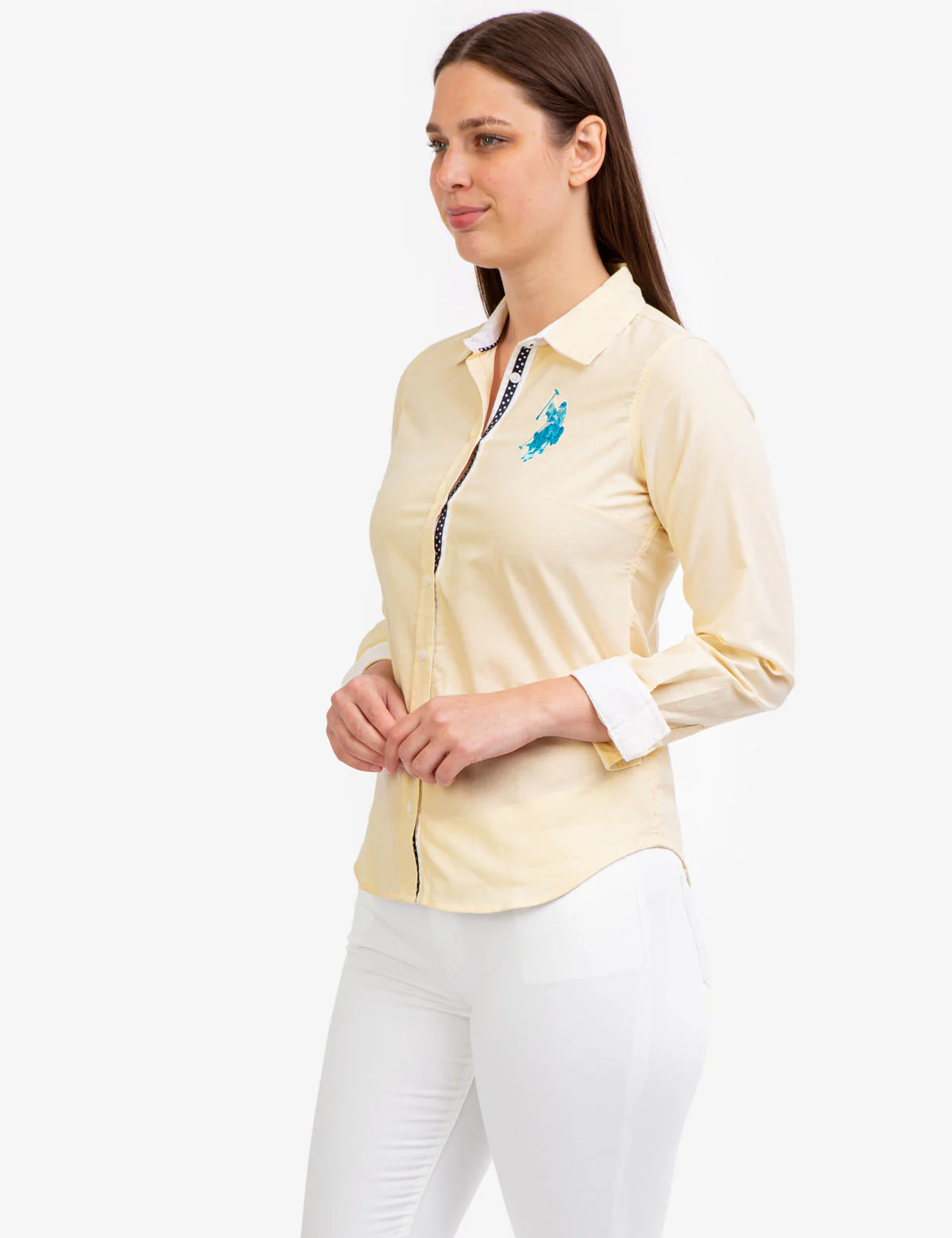 STRETCH OXFORD MULTI TONAL LOGO SHIRT - Image 16