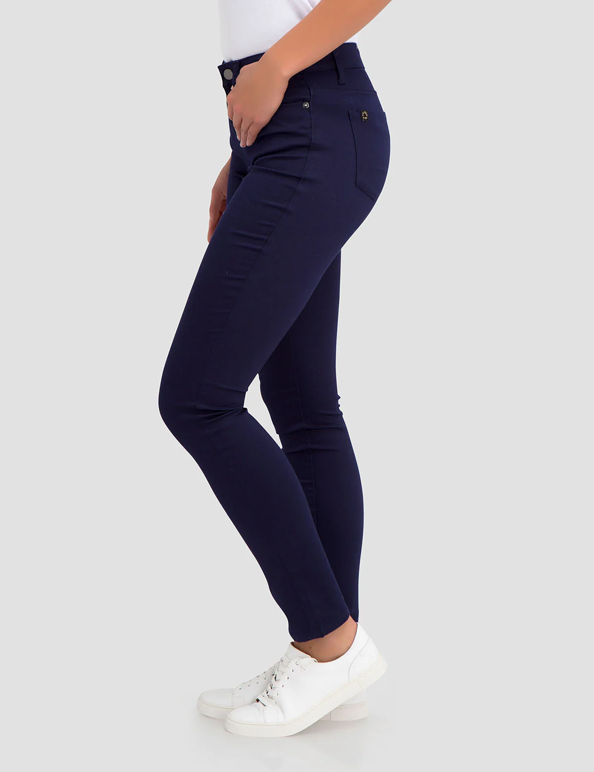 STRETCH SATEEN SKINNY PANT - Image 11