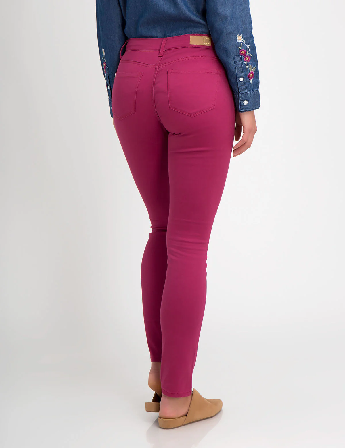 STRETCH SATEEN SKINNY PANT - Image 12