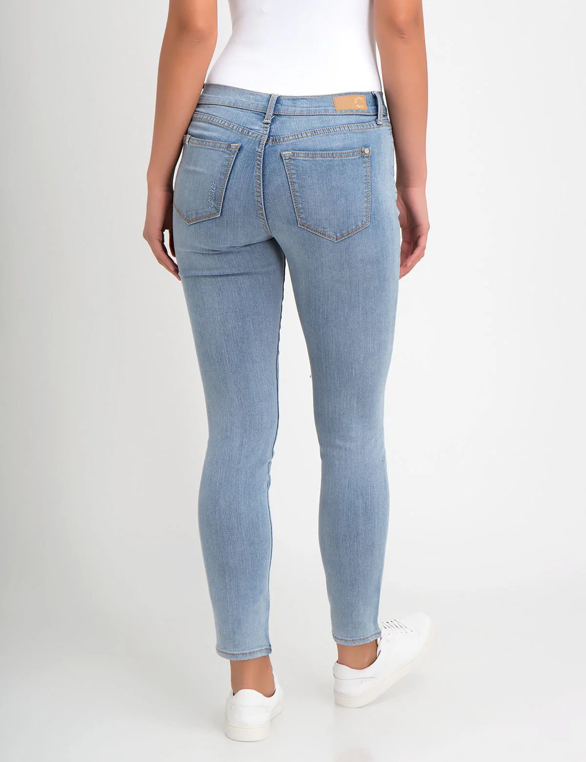 STRETCH SKINNY FIT EMBROIDERY DESTRUCTIVE JEAN - Image 7