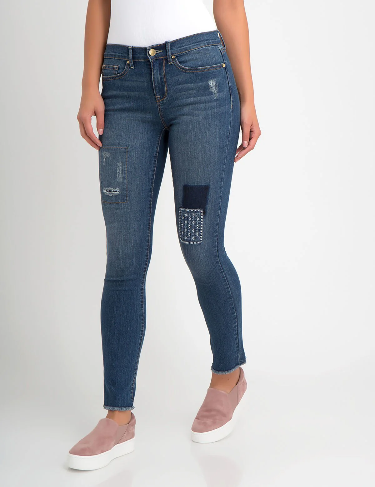 STRETCH SKINNY FIT PATCHWORK JEAN - Image 5