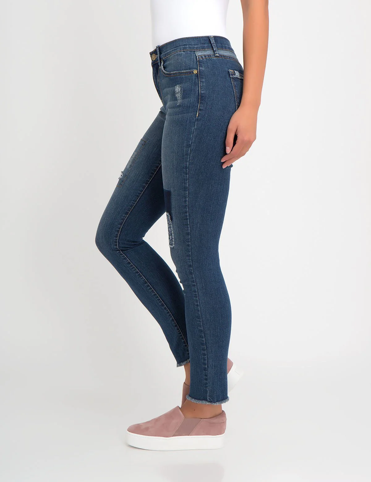 STRETCH SKINNY FIT PATCHWORK JEAN - Image 6