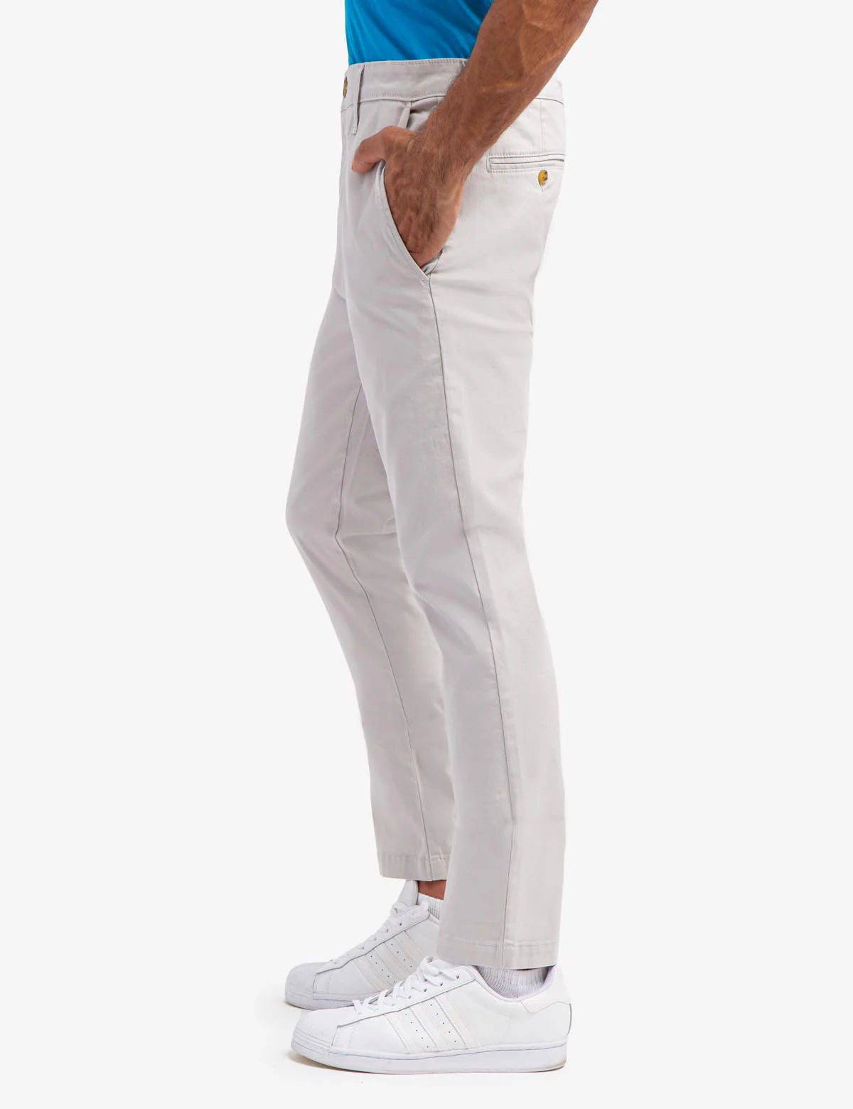 STRETCH SLIM CHINO PANTS - Image 3