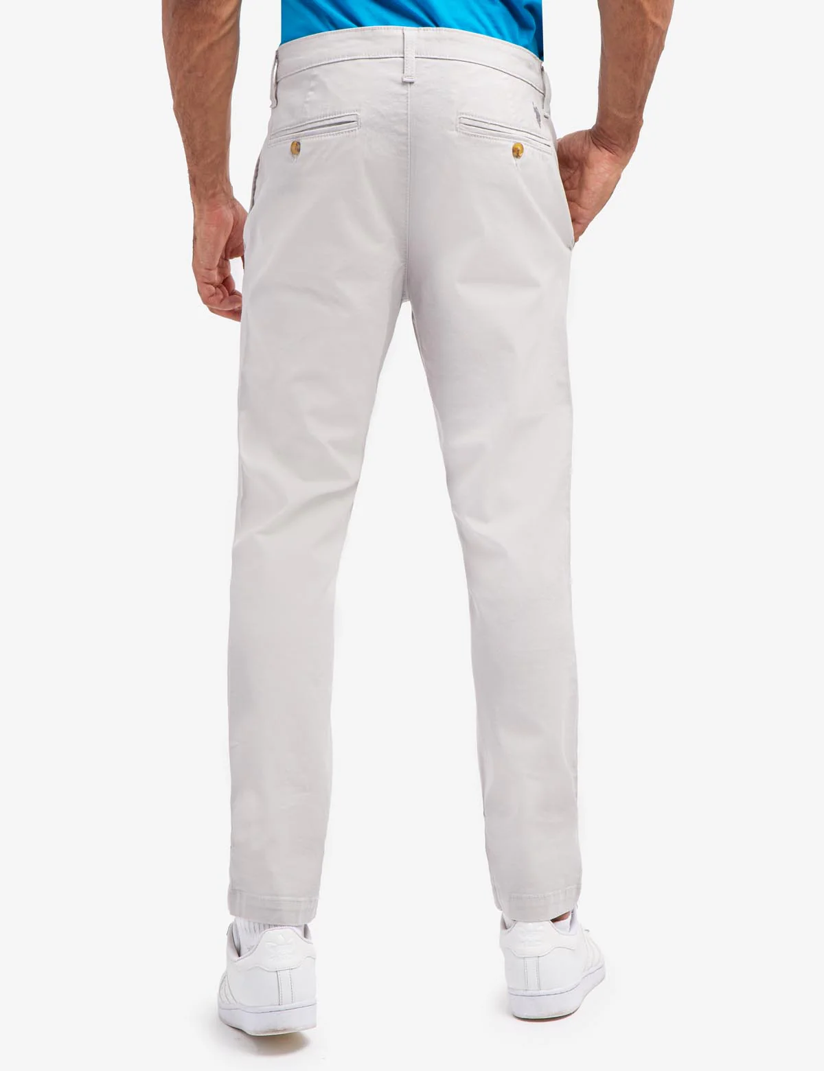 STRETCH SLIM CHINO PANTS - Image 4