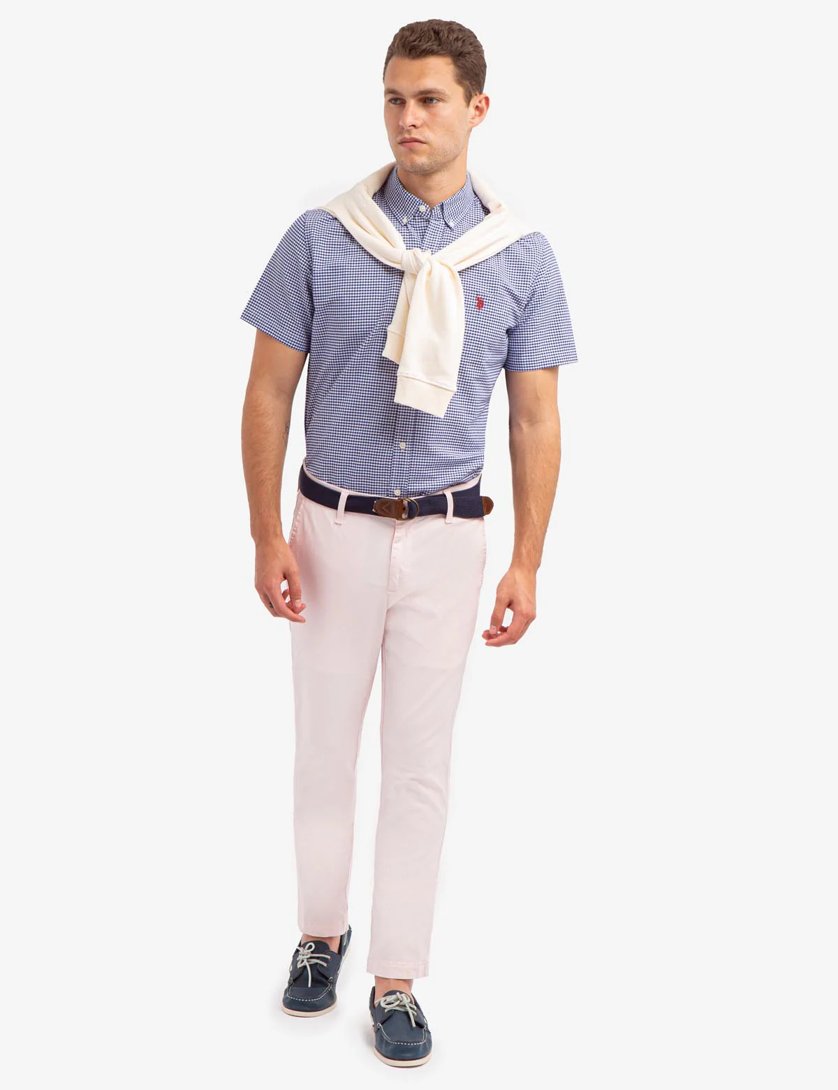 STRETCH SLIM CHINO PANTS - Image 2