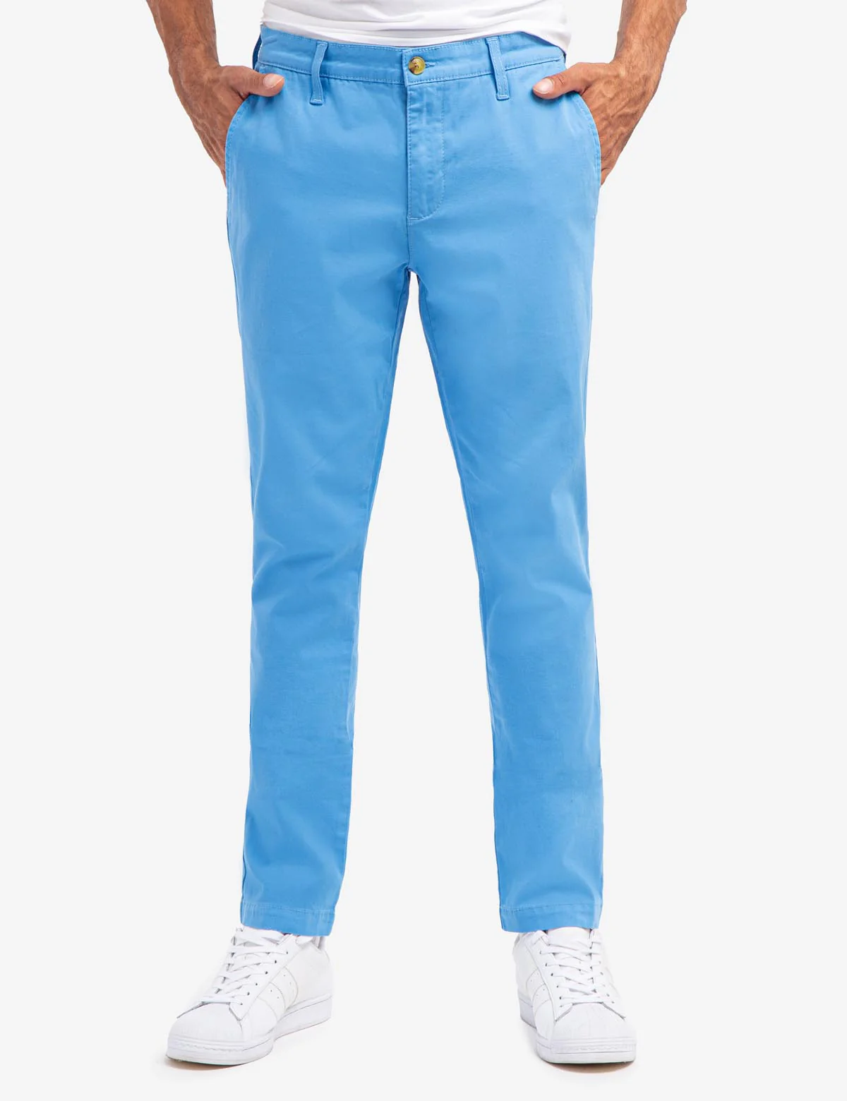 STRETCH SLIM CHINO PANTS - Image 5