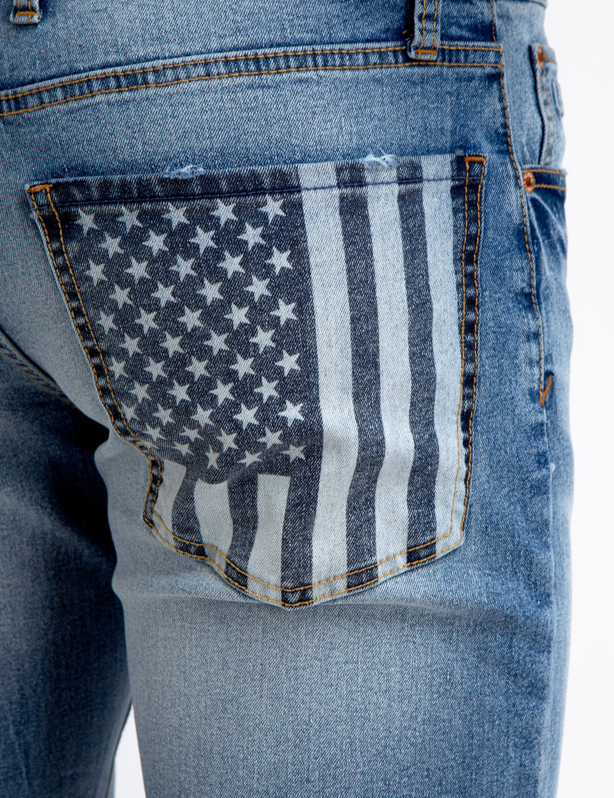 STRETCH SLIM FLAG JEANS - Image 10