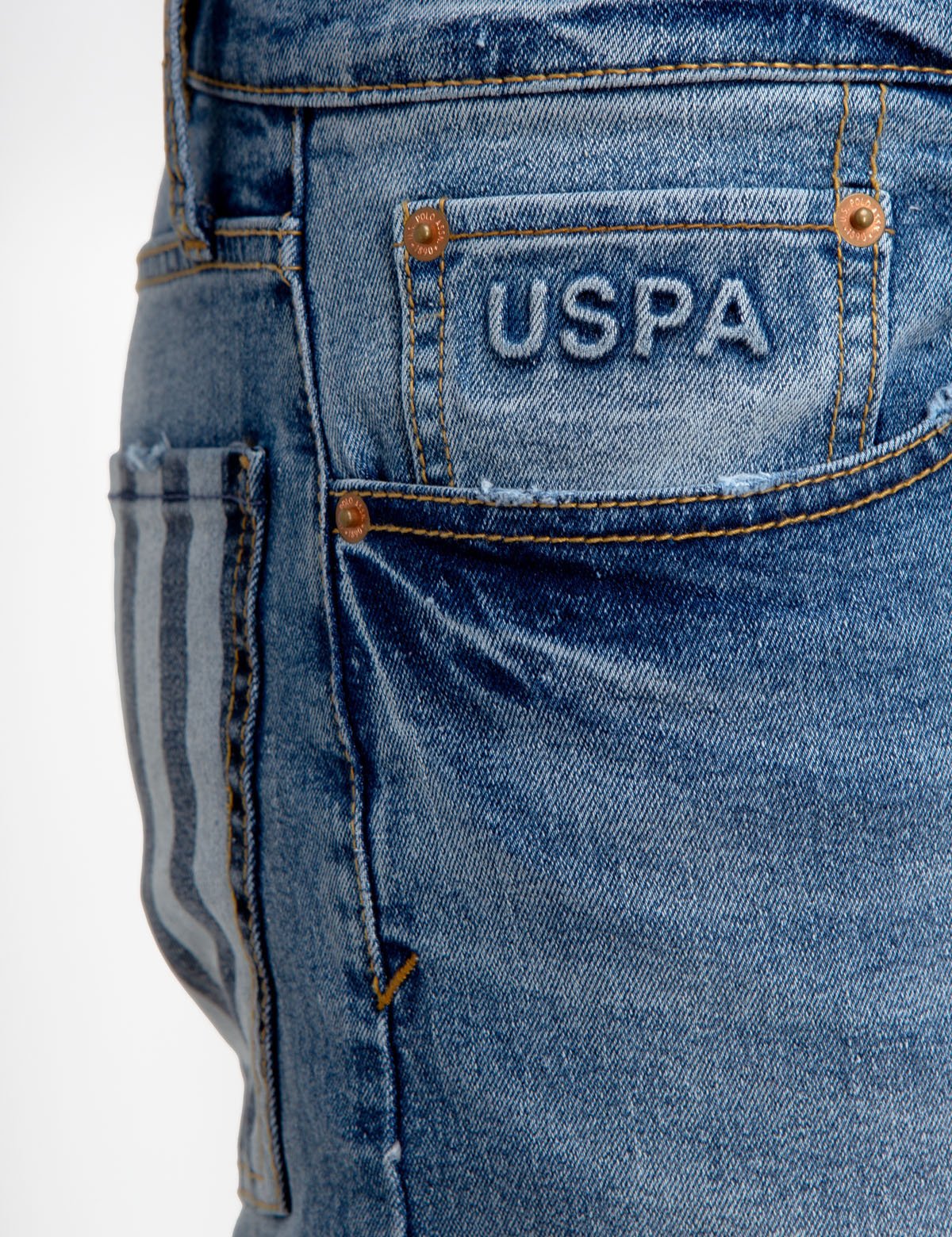 STRETCH SLIM FLAG JEANS - Image 4
