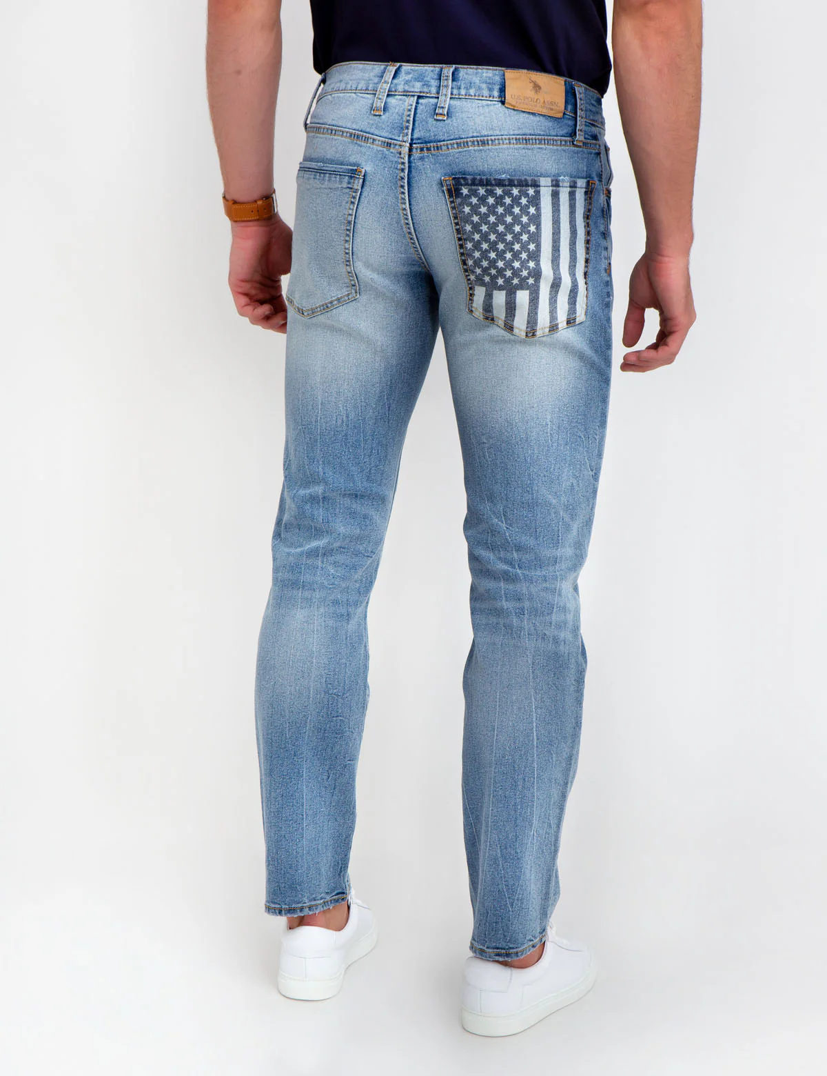 STRETCH SLIM FLAG JEANS - Image 8
