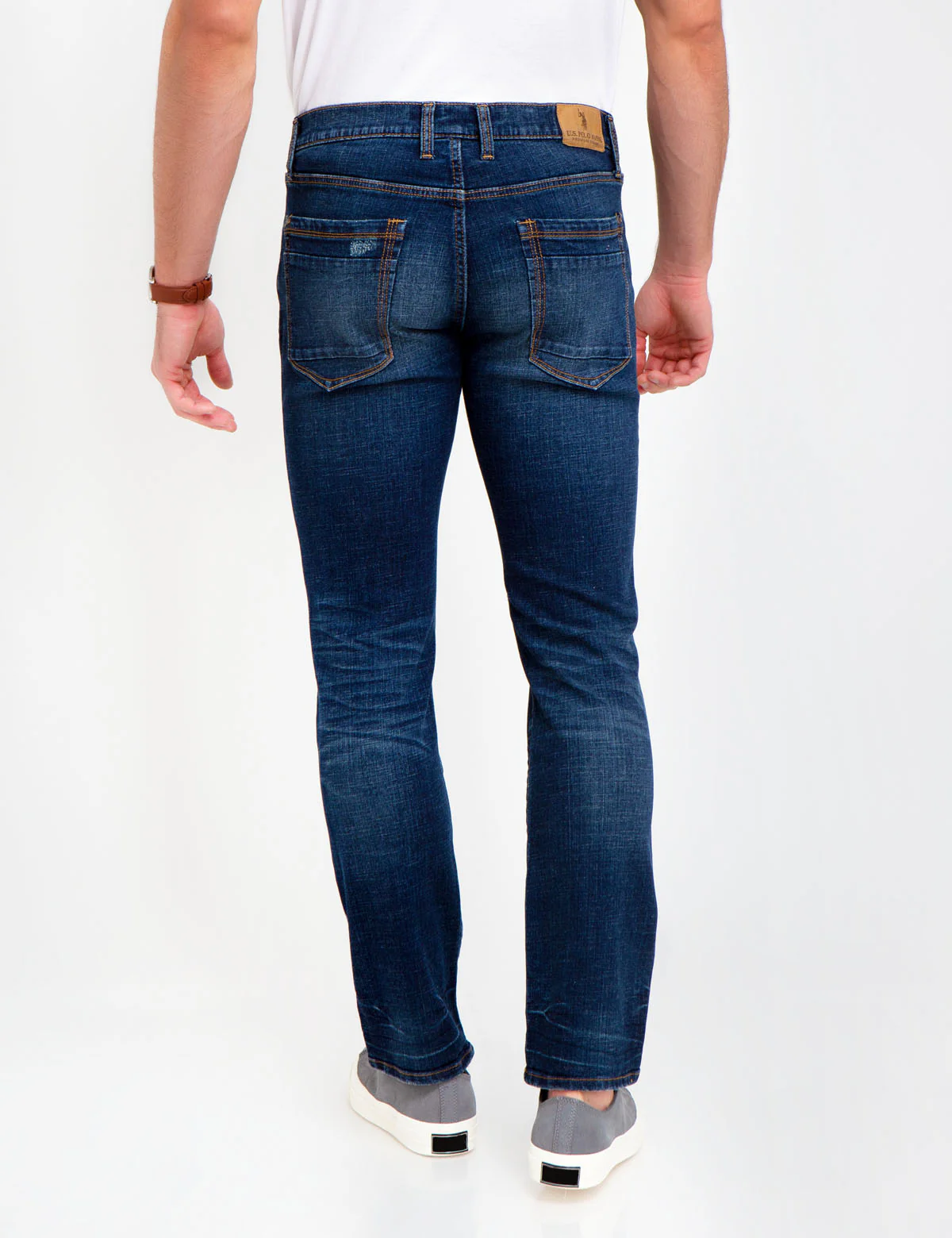 STRETCH SLIM HEAVY DESTRUCTED JEANS - Image 6