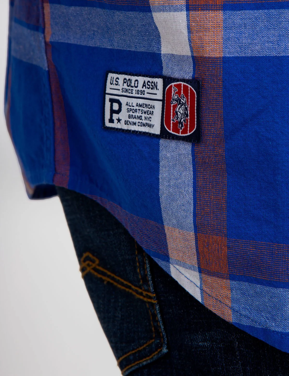 STRETCH SLIM PLAID SHIRT - Image 4
