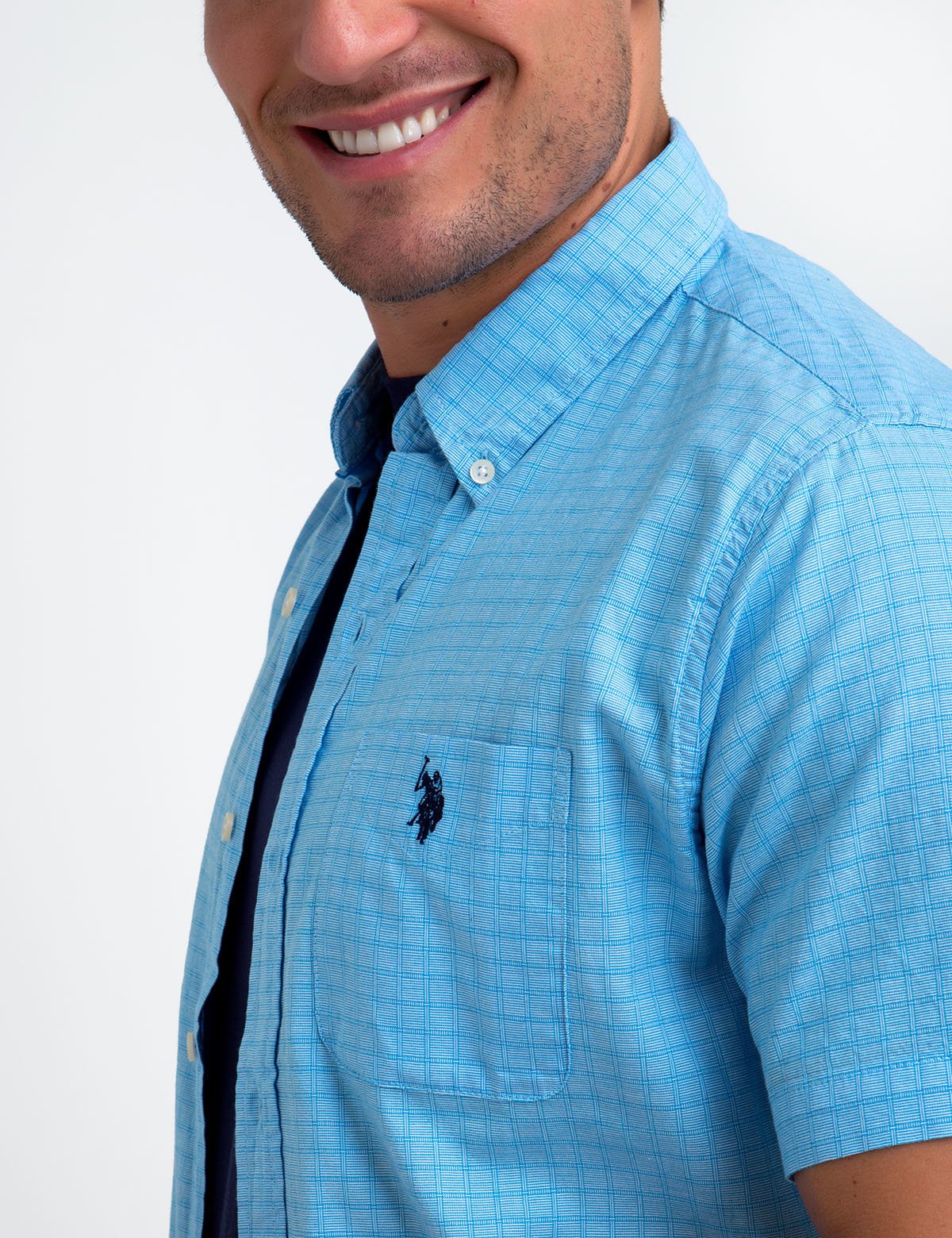 STRETCH SLIM PLAID SHIRT - Image 13