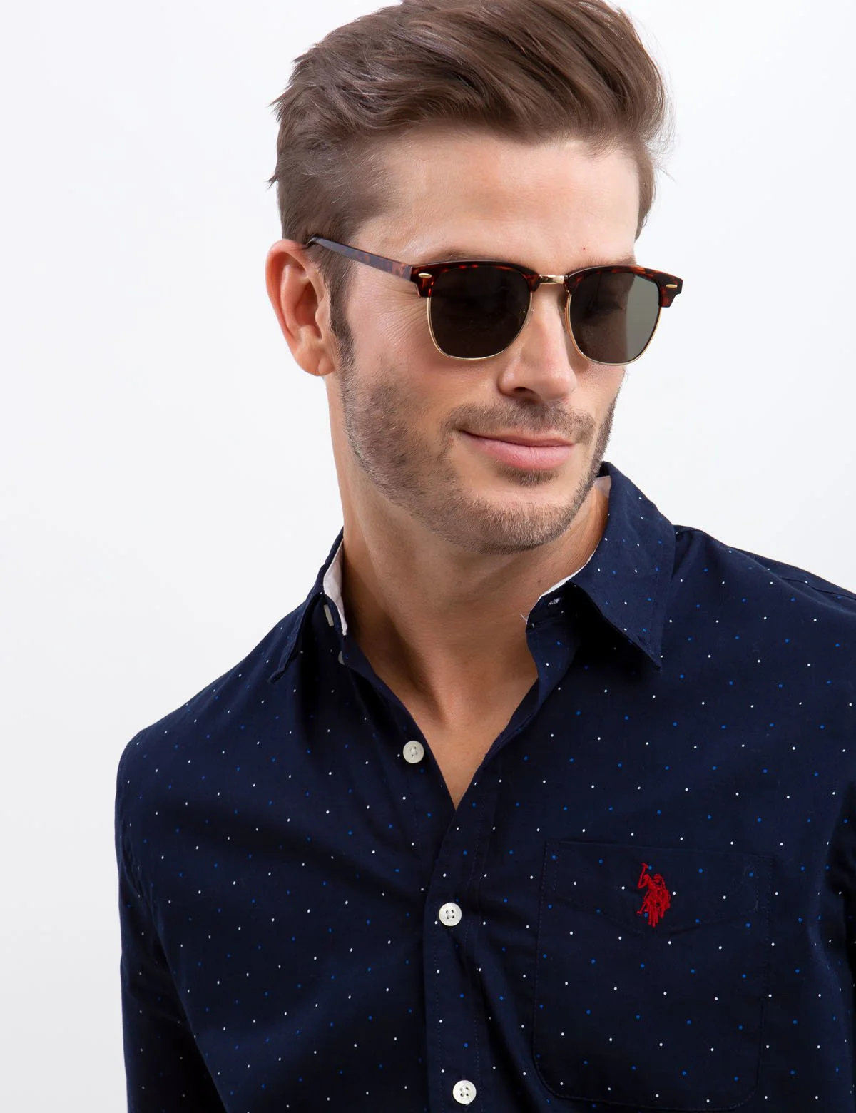 STRETCH SLIM POPLIN SHIRT - Image 11