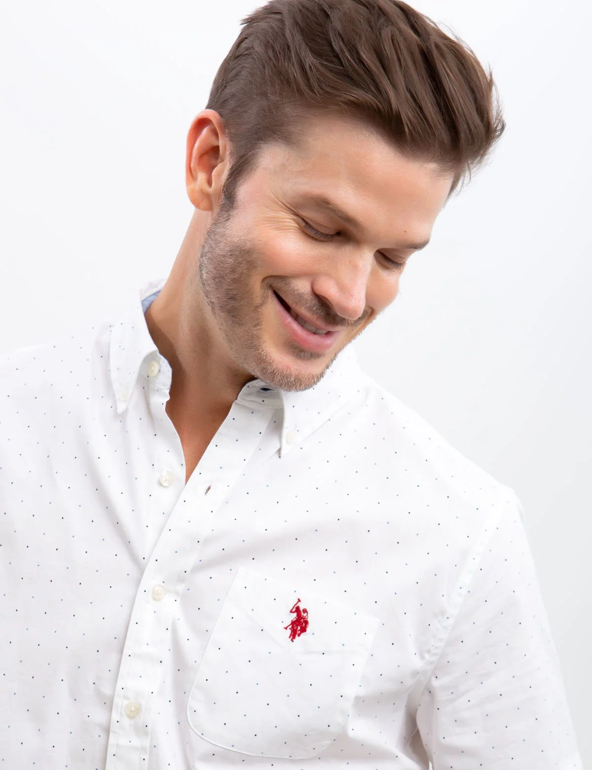 STRETCH SLIM POPLIN SHIRT - Image 16