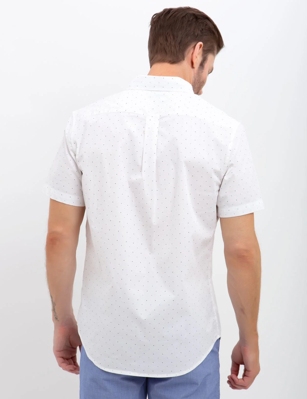 STRETCH SLIM POPLIN SHIRT - Image 18