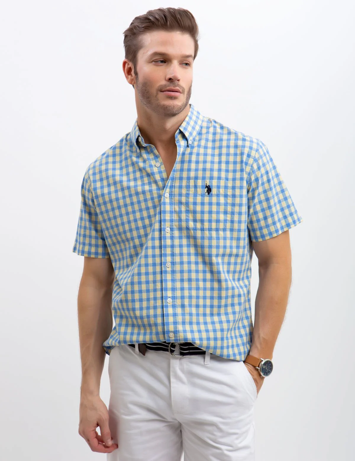 STRETCH SLIM POPLIN SHIRT - Image 2