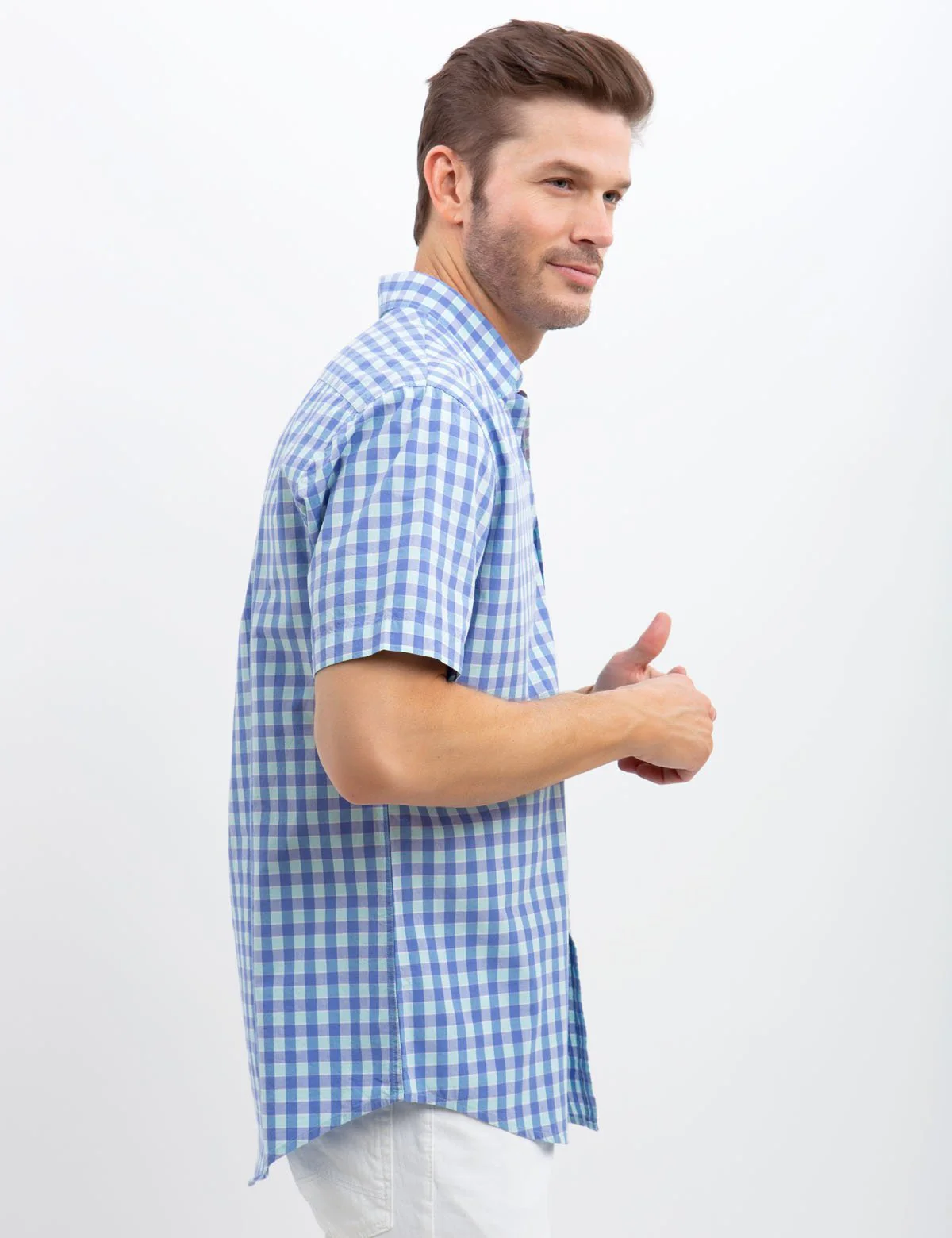 STRETCH SLIM POPLIN SHIRT - Image 7