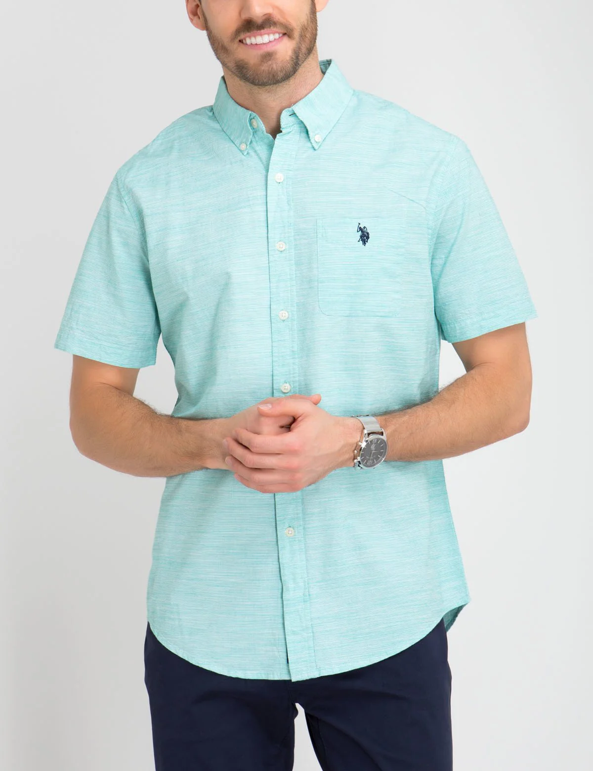 CLASSIC FIT COTTON POPLIN SHIRT - Image 9