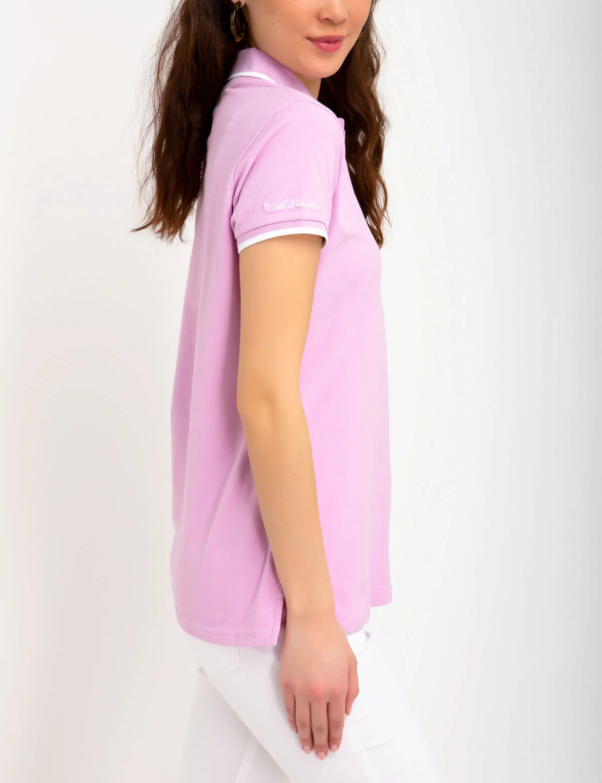 STRETCH SMALL LOGO TIPPED POLO SHIRT - Image 11