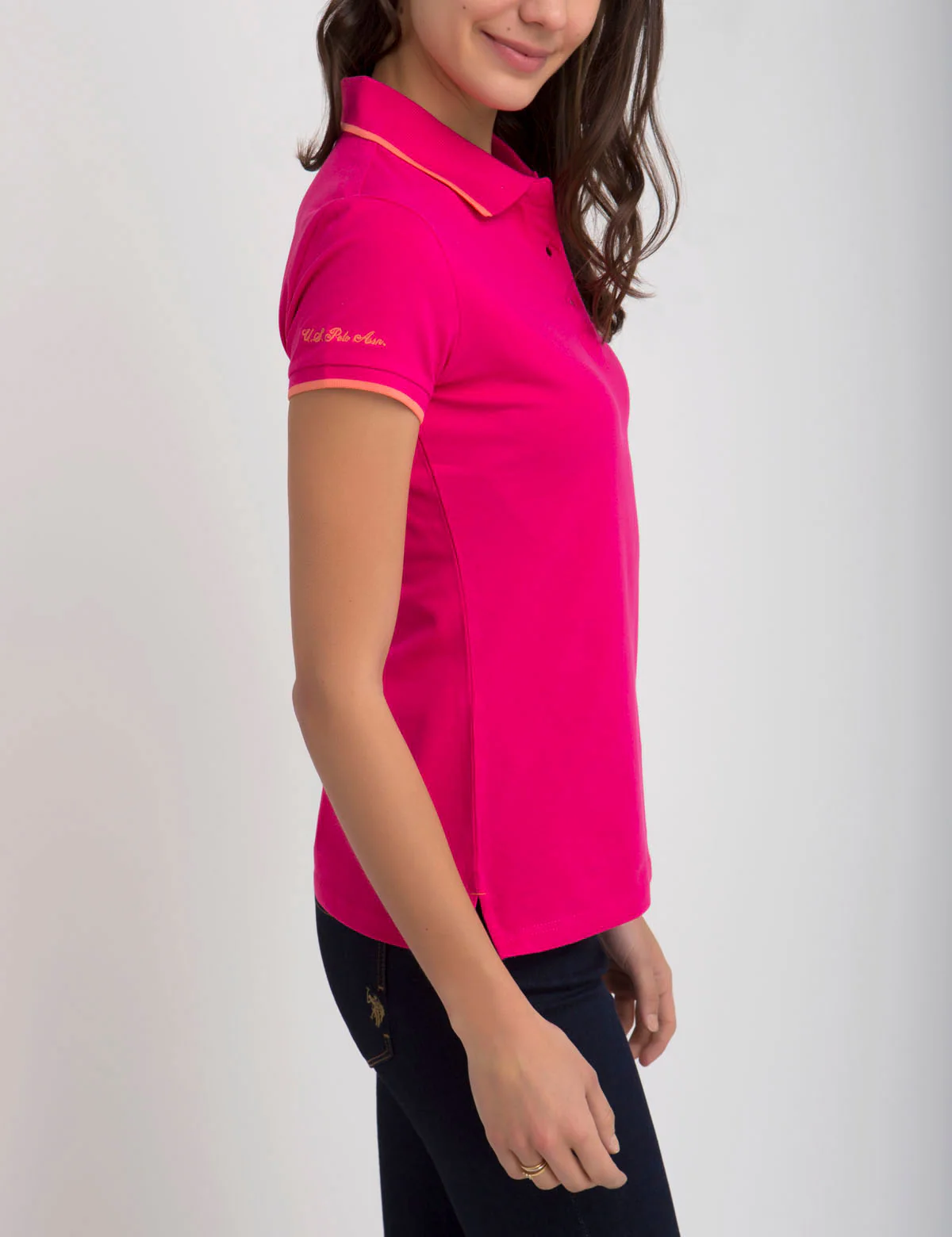 STRETCH SMALL LOGO TIPPED POLO SHIRT - Image 14
