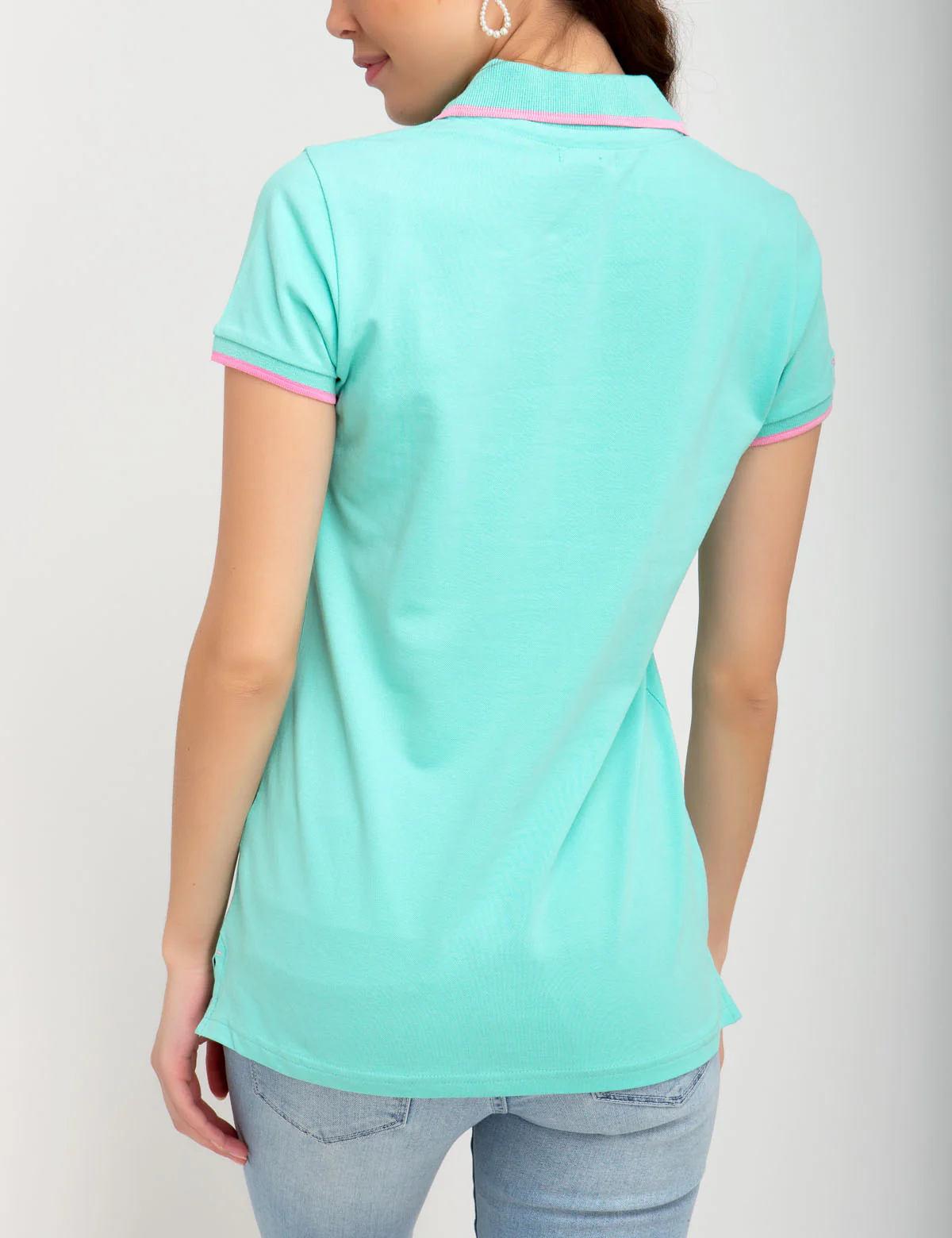 STRETCH SMALL LOGO TIPPED POLO SHIRT - Image 21