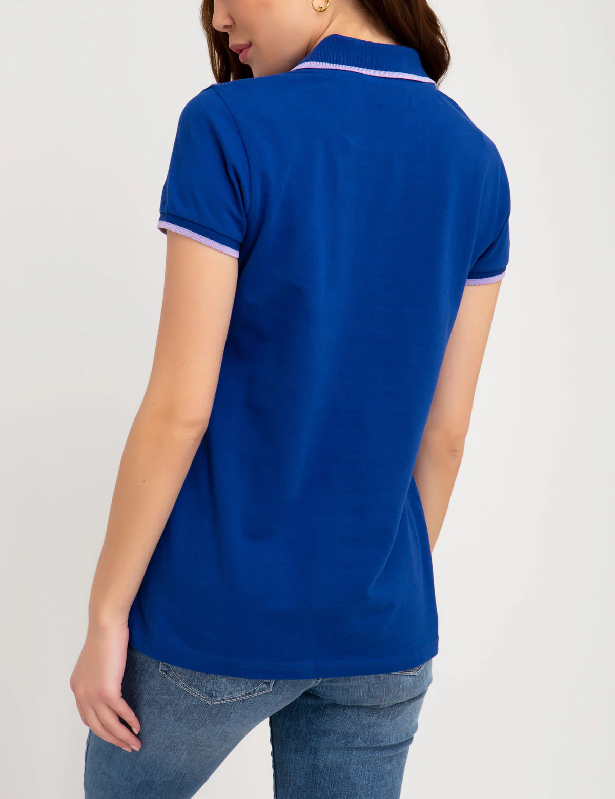 STRETCH SMALL LOGO TIPPED POLO SHIRT - Image 6