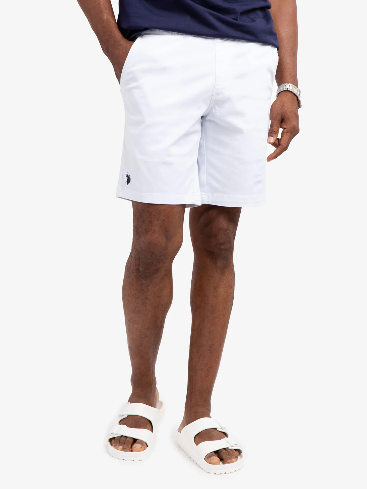 STRETCH TWILL JOGGER SHORTS