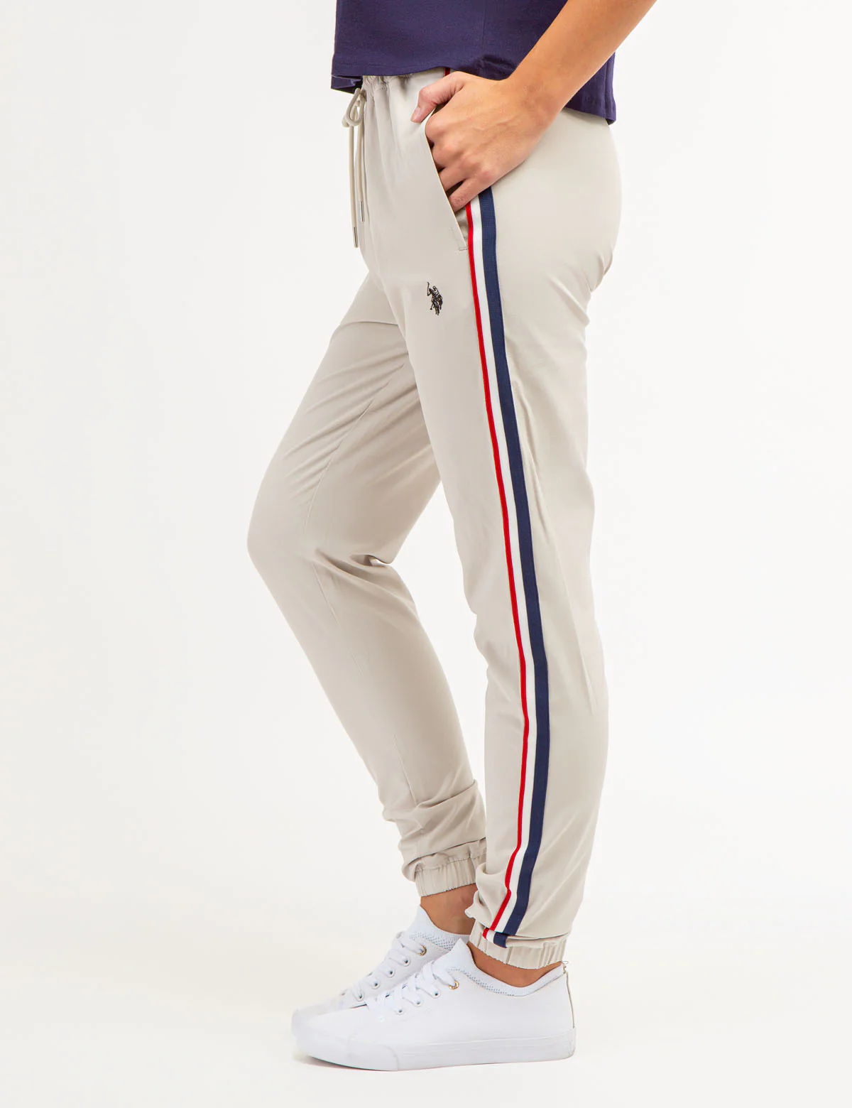 STRETCH WOVEN SIDE TAPE JOGGER - Image 2