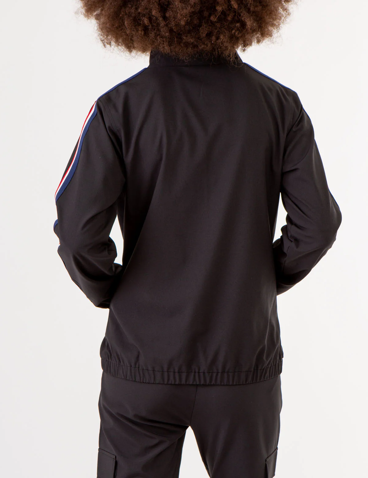 STRETCH WOVEN SIDE TAPE TRACK JACKET - Image 3