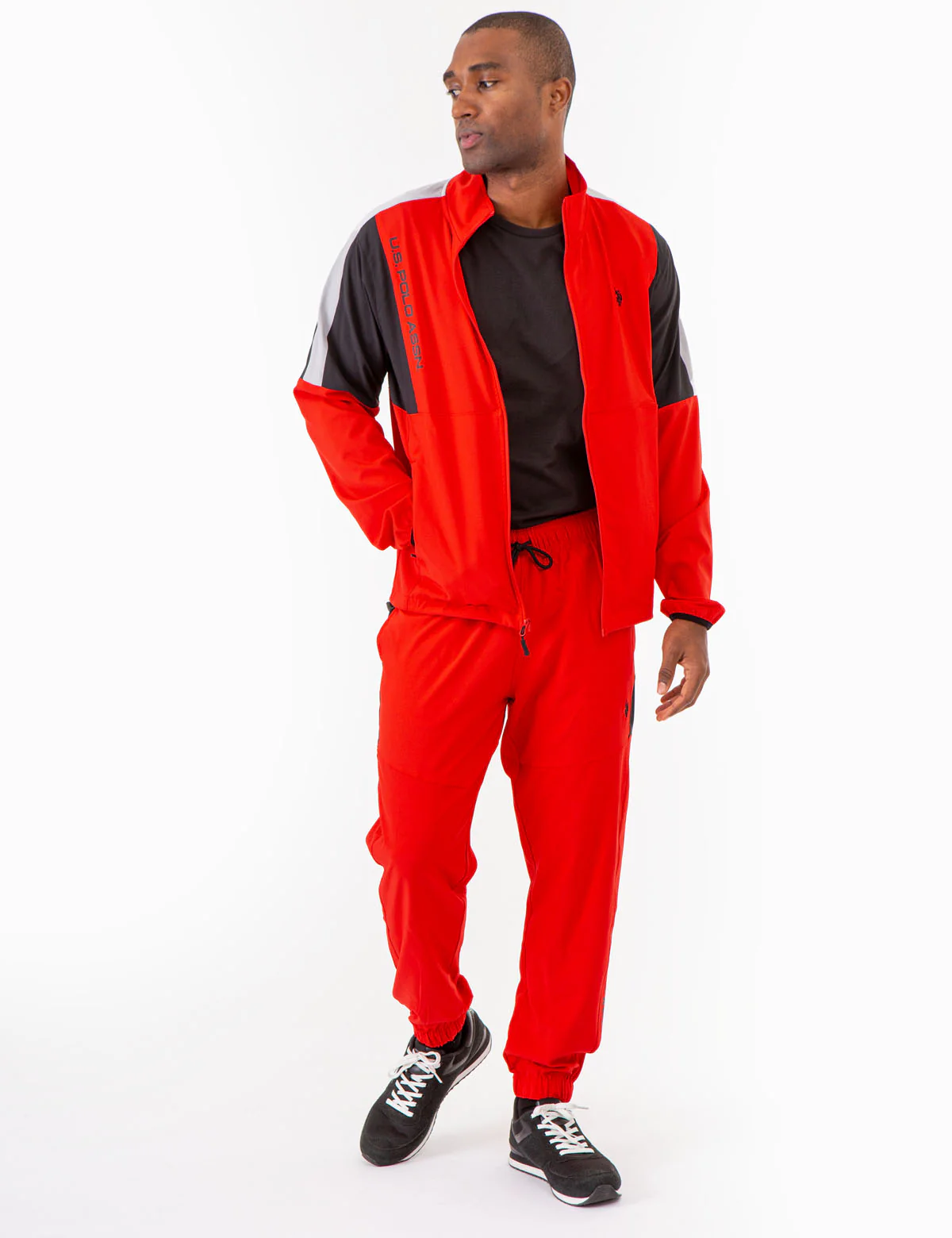STRETCH WOVEN SIDE STRIPE JOGGER - Image 2