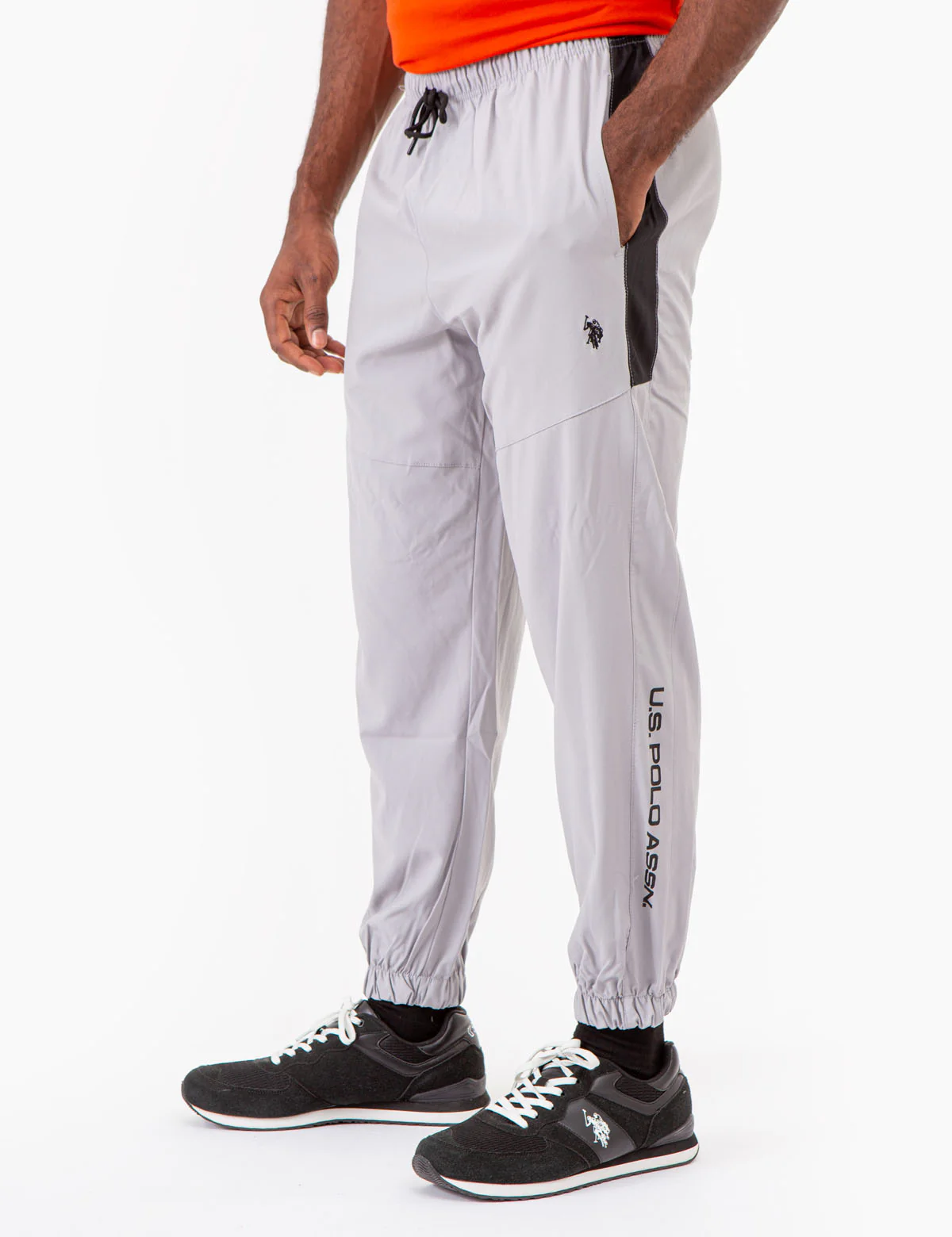STRETCH WOVEN SIDE STRIPE JOGGER - Image 8