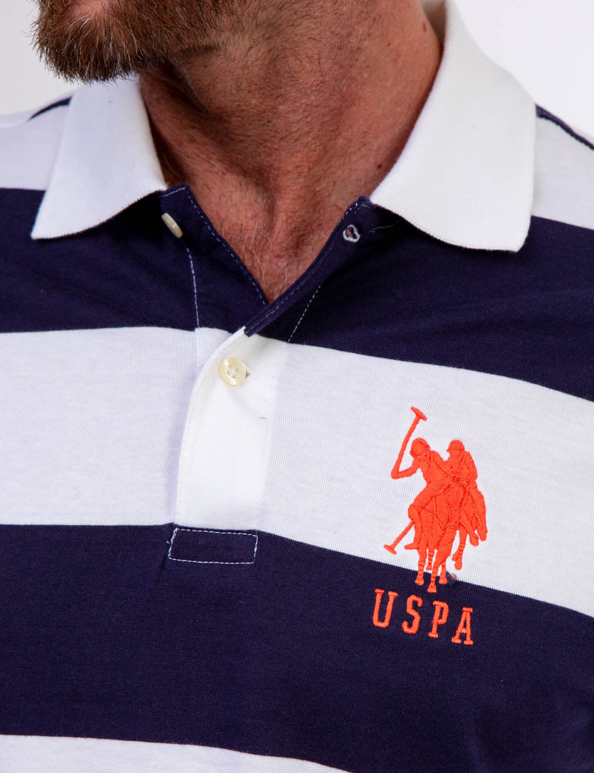 STRIPE JERSEY POLO SHIRT - Image 6