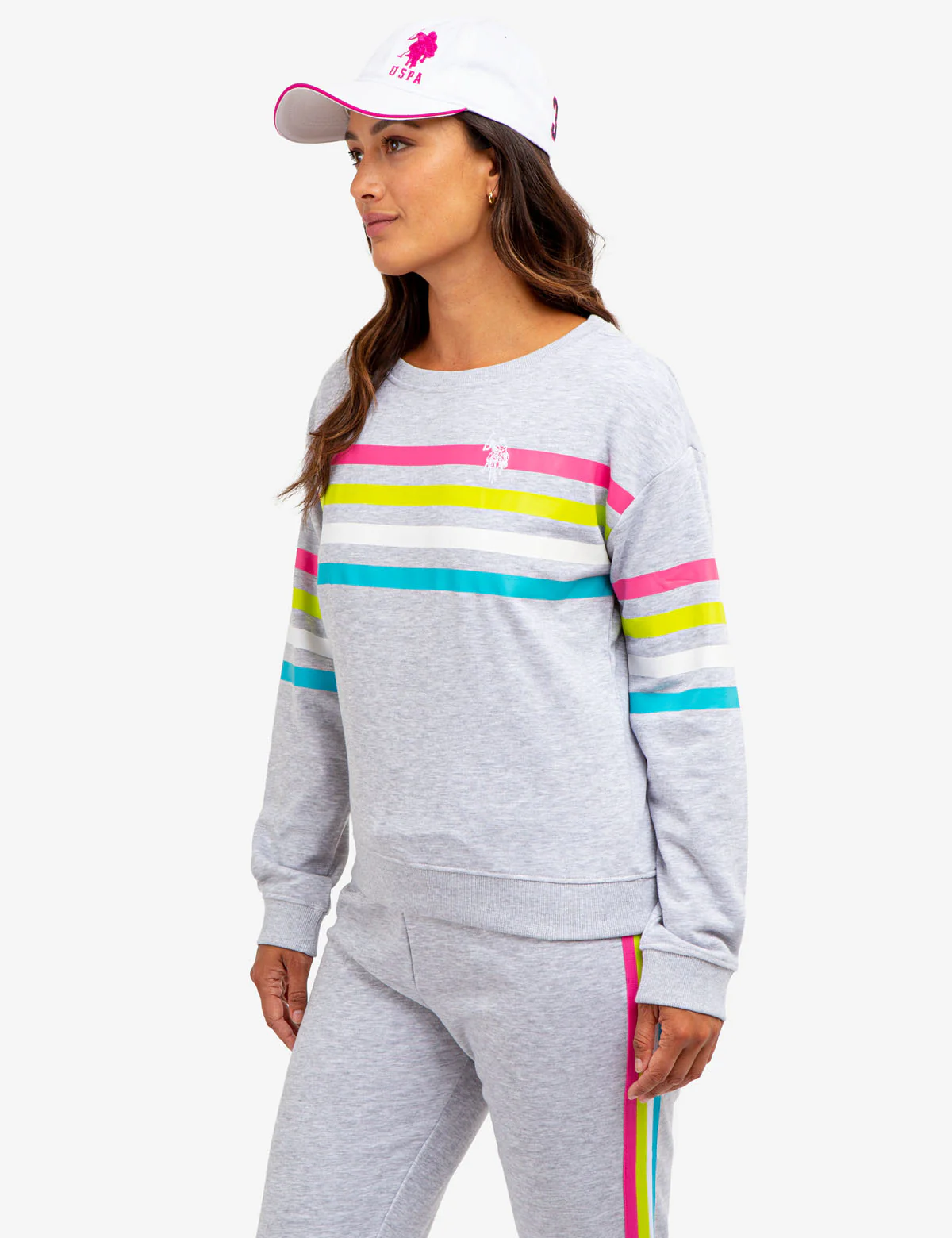 STRIPE LOGO CREW NECK SWEATSHIRT - Image 3