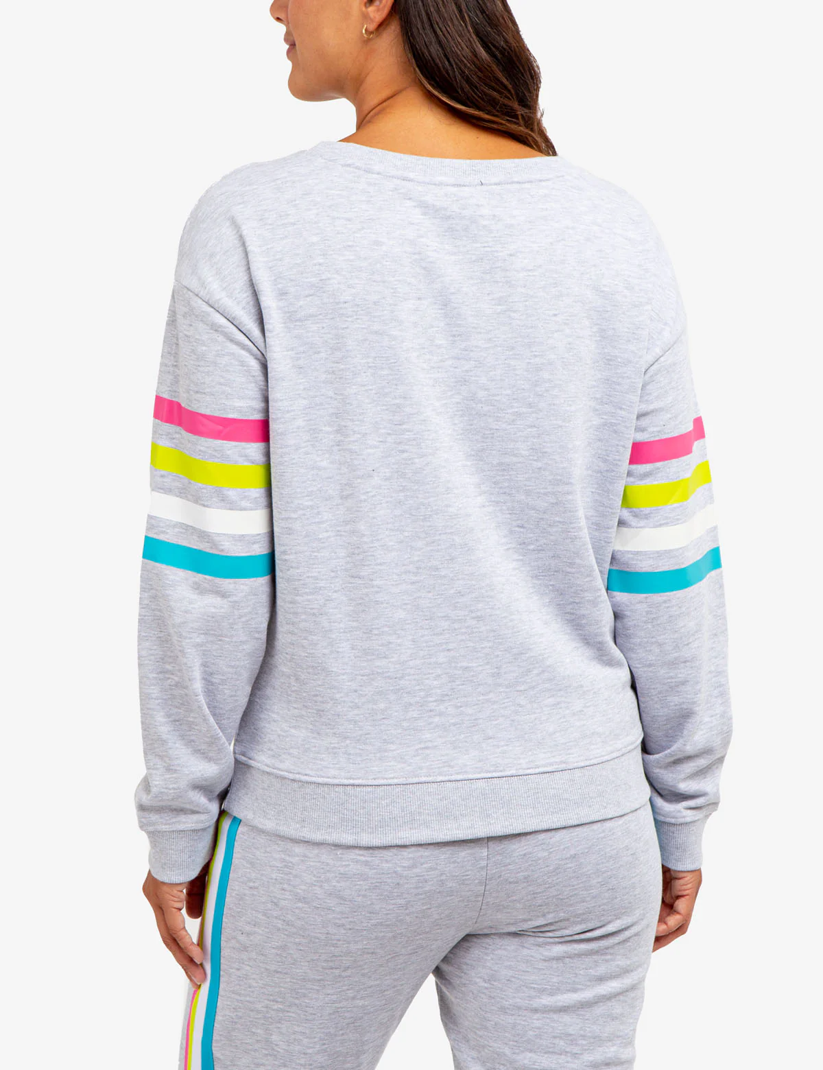 STRIPE LOGO CREW NECK SWEATSHIRT - Image 4