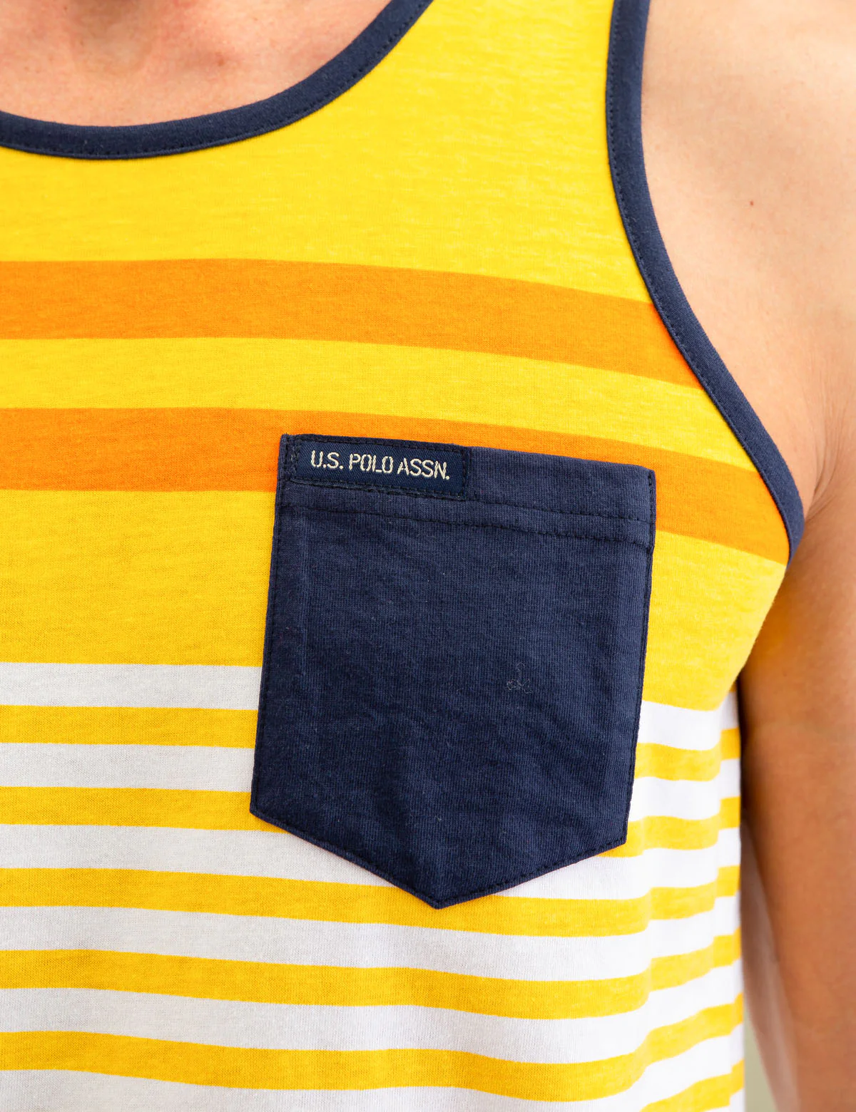 STRIPE PATCH POCKET TANK - Image 4