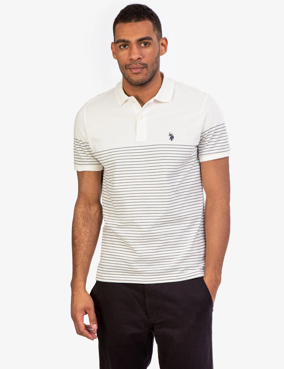 STRIPE PIQUE POLO SHIRT - Image 10
