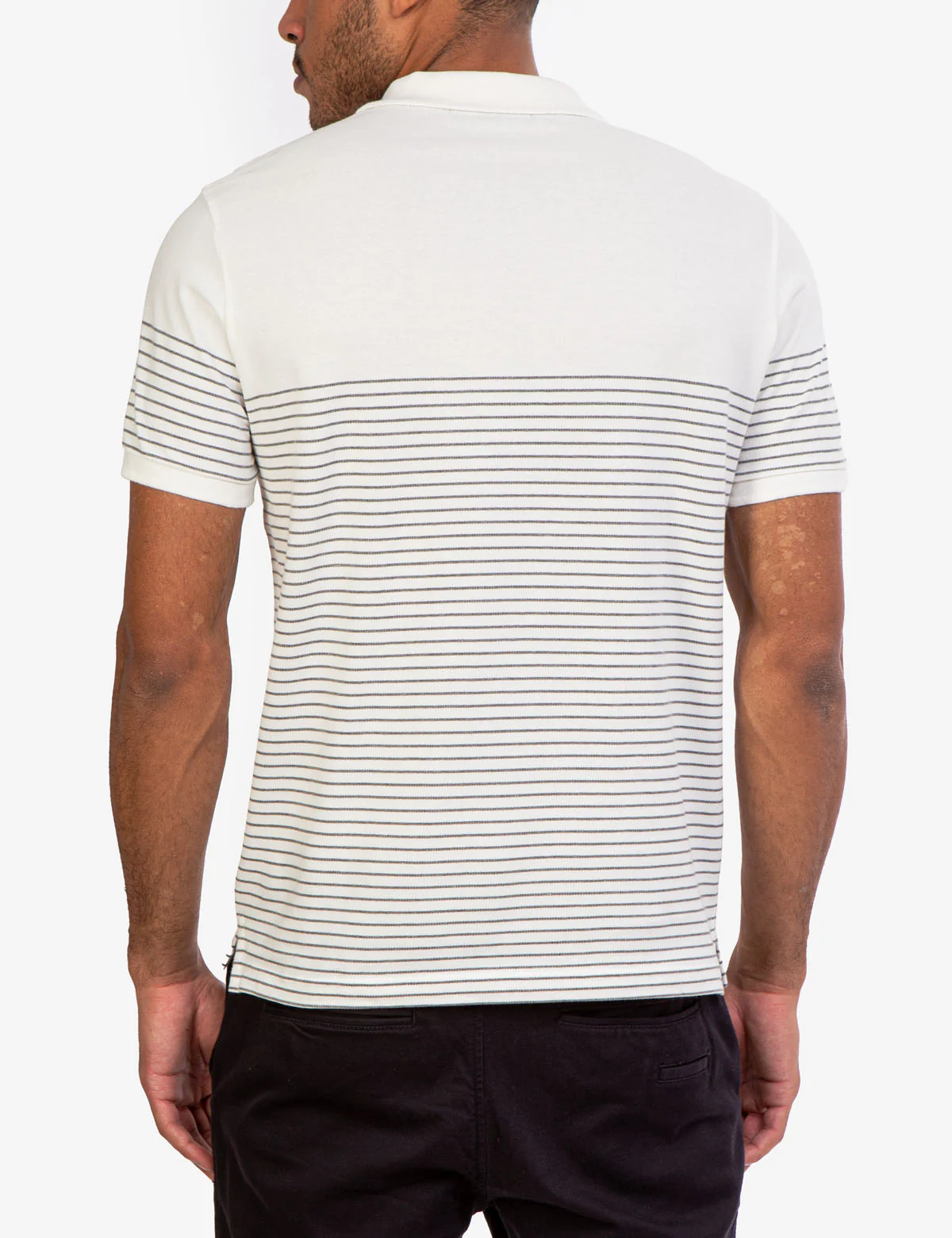 STRIPE PIQUE POLO SHIRT - Image 13